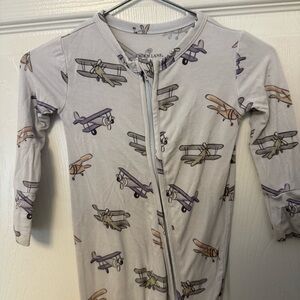 Cade Lane Zippered Footie RARE First Class print